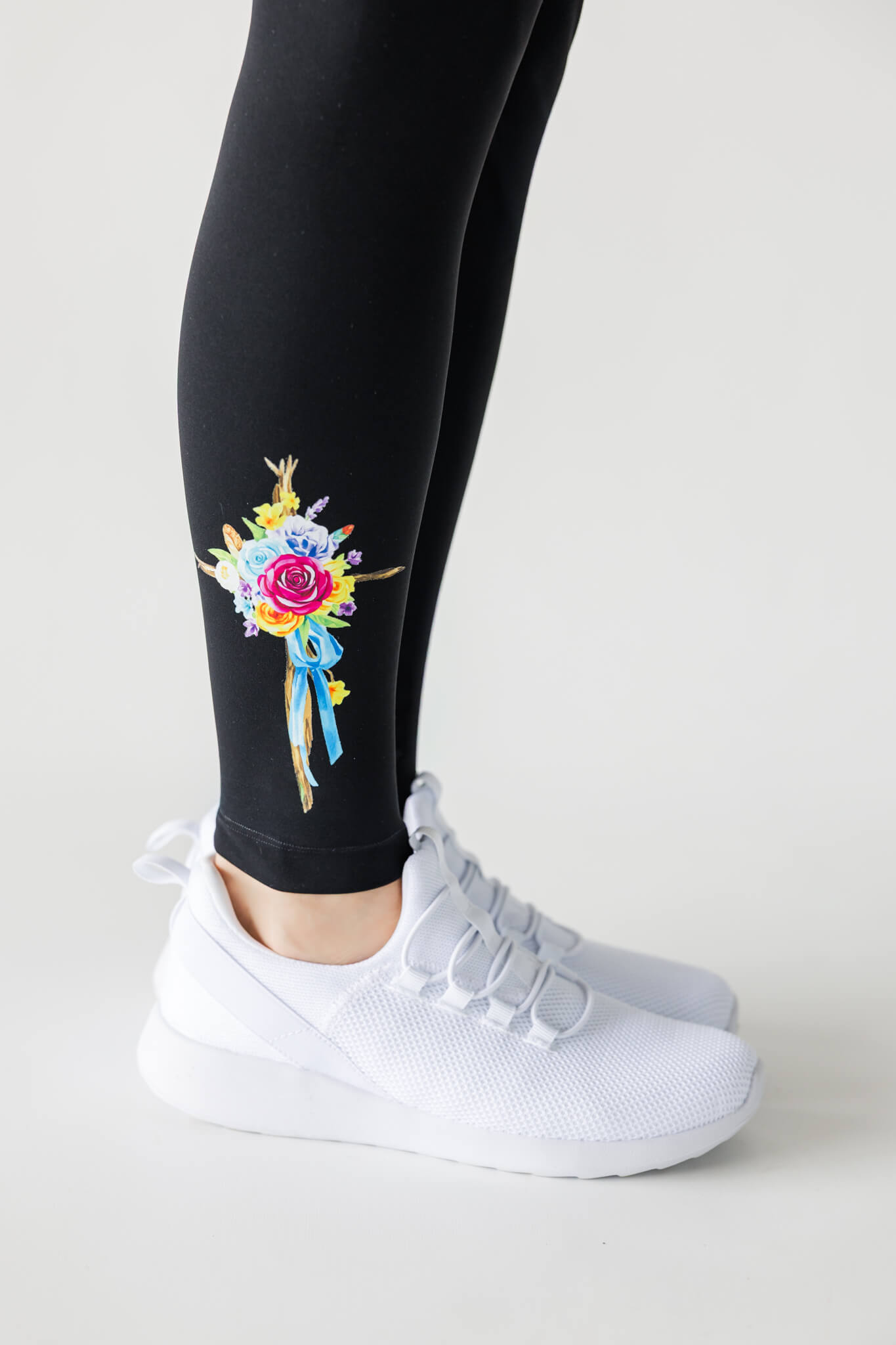 Product photos of leggings for a fitness business.